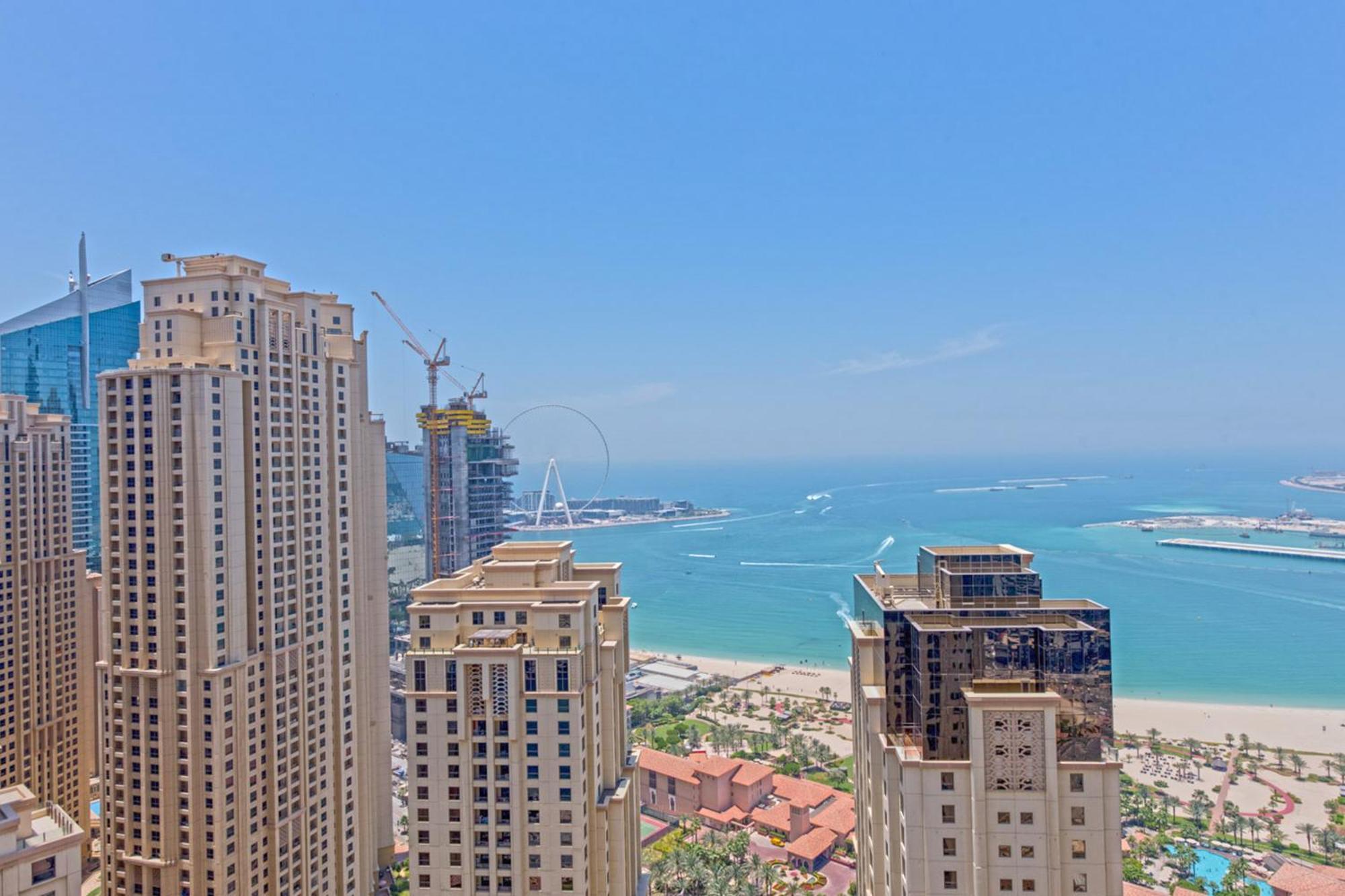 Stunning Marina & Sea View 4 Bedroom Apartment, Murjan 6 Jumeriah Beach Dubaj Exteriér fotografie