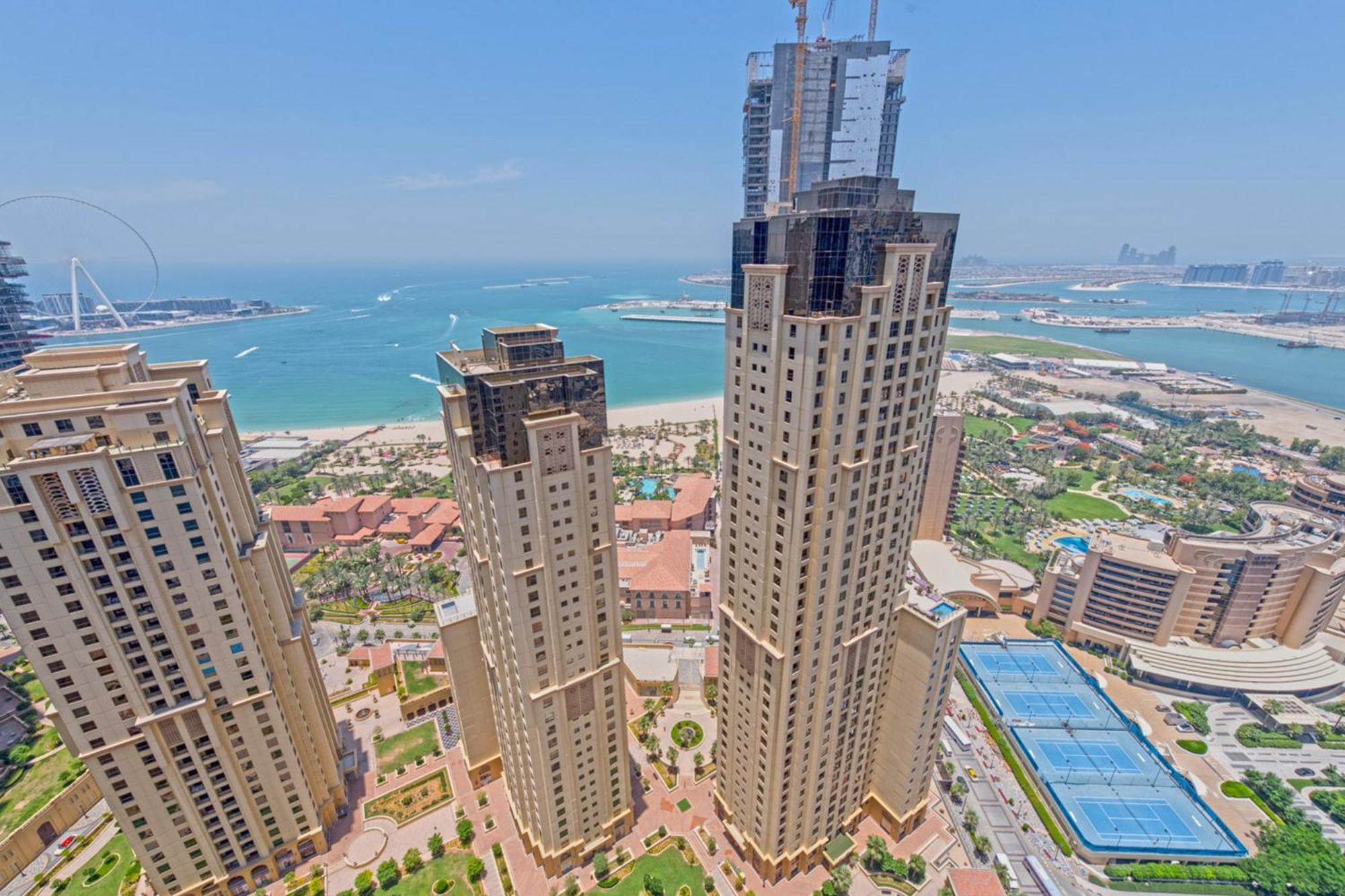 Stunning Marina & Sea View 4 Bedroom Apartment, Murjan 6 Jumeriah Beach Dubaj Exteriér fotografie